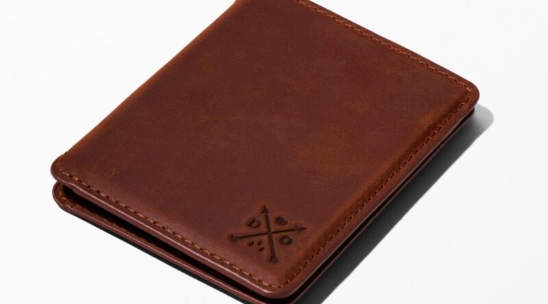 Double Oak Essentials Cloud Wallet crazy horse leather minimalist wallet