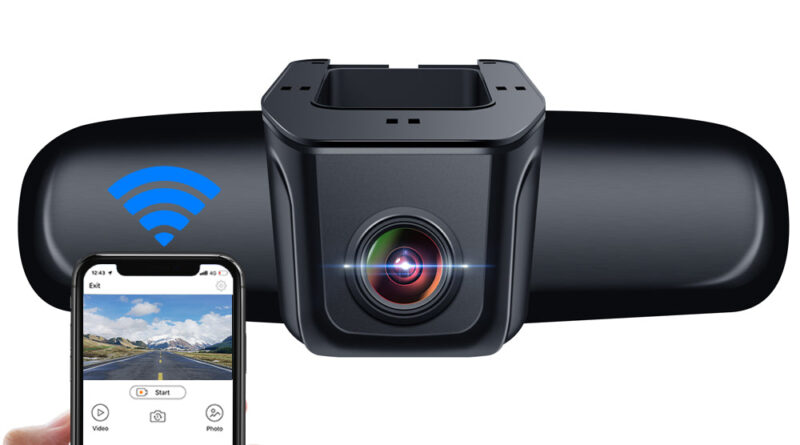 FITCAMX Universal Version dash cam with front and rear camera unit