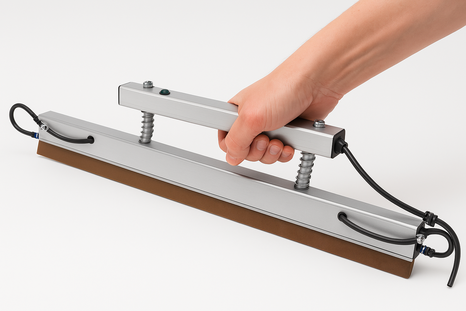 Magic Sealing Wand from Natural ShrinkWrap being held for sealing shrink film