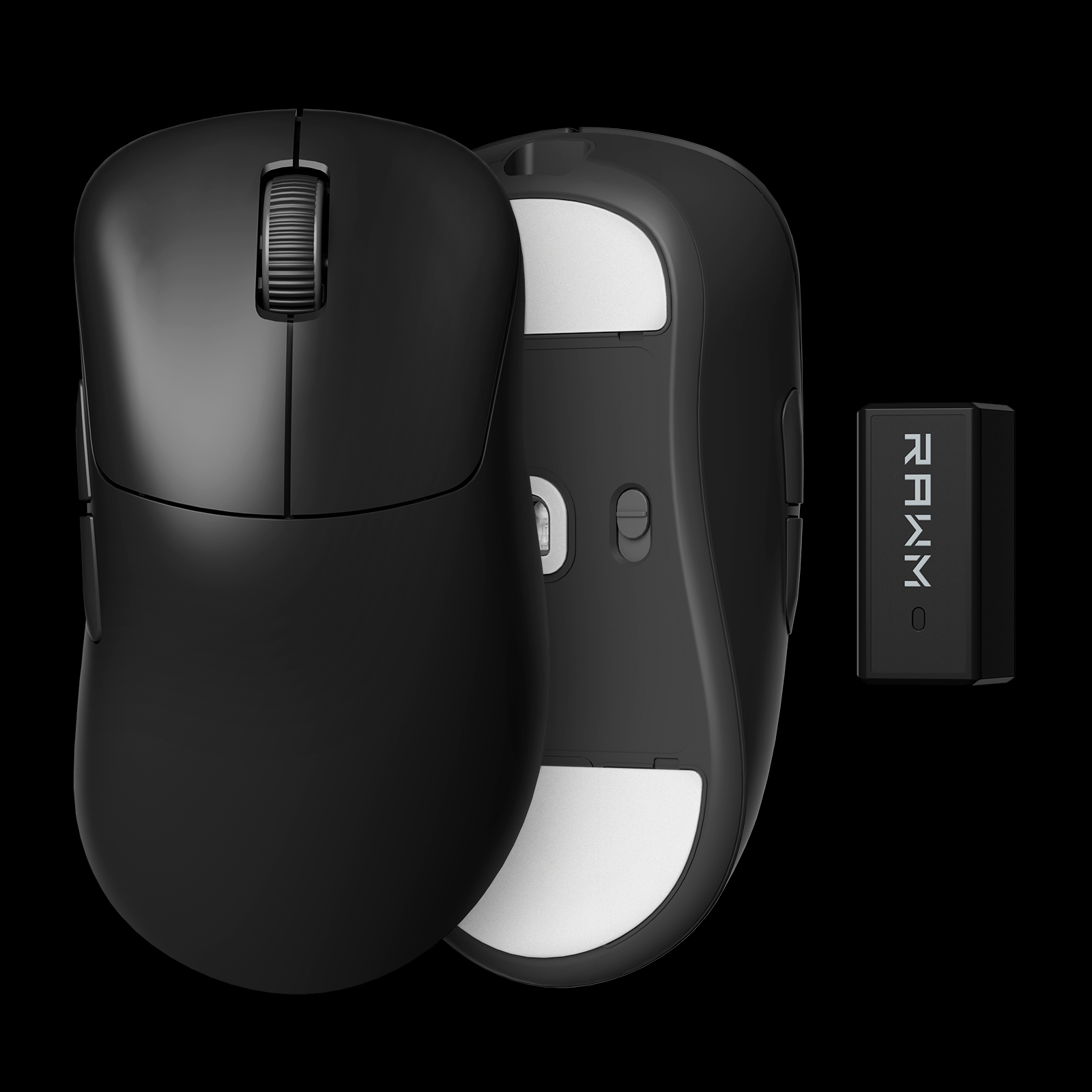 RAWM ER21PRO lightweight ergonomic gaming mouse suited for claw grip