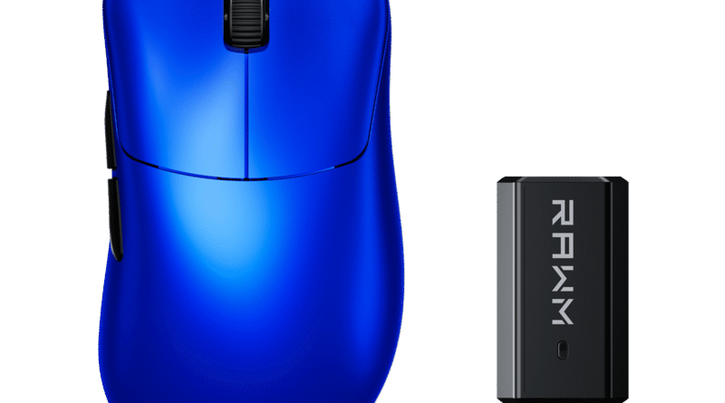 RAWM ER21PRO right-handed wireless gaming mouse with TTC optical switches