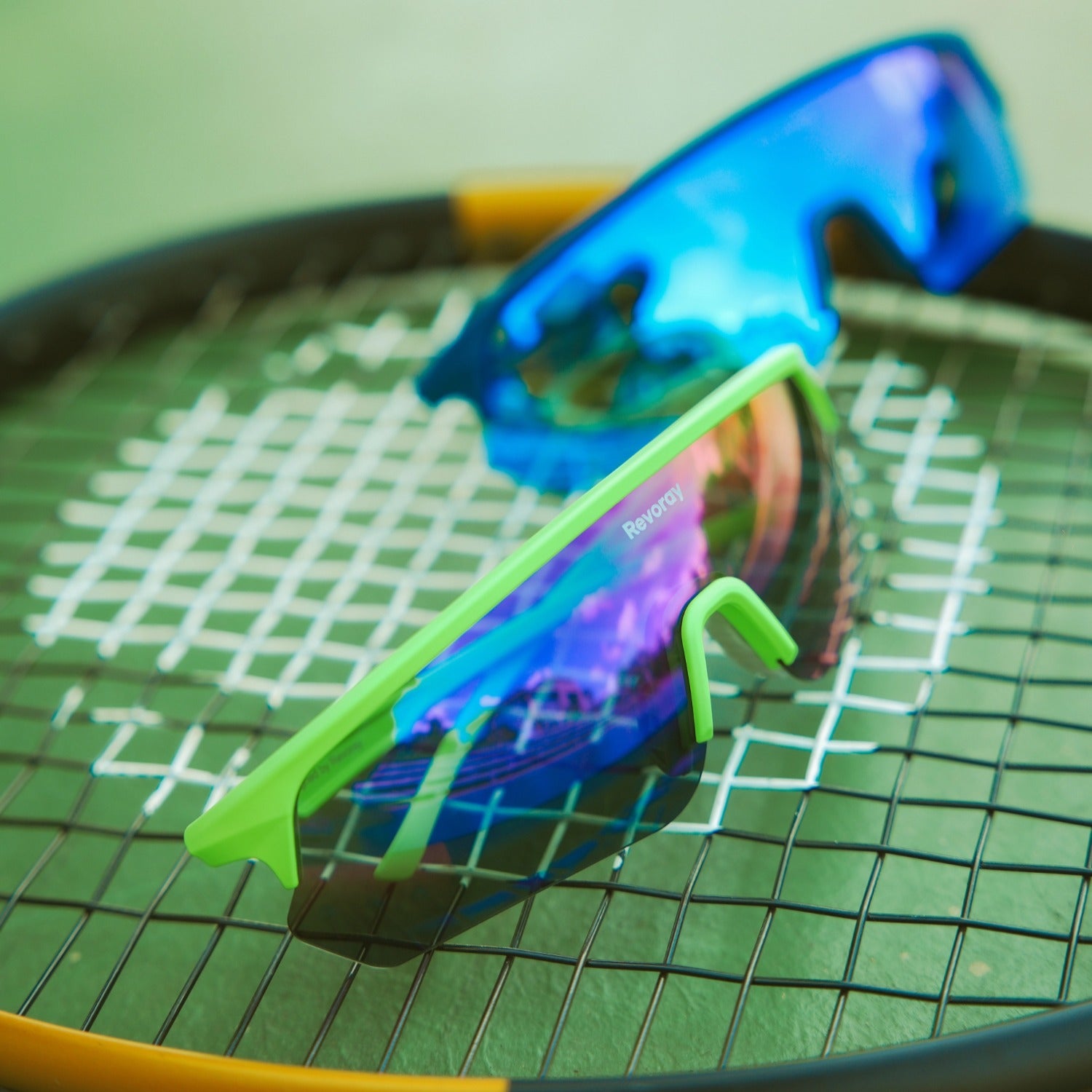 Revoray Brisk Y2 sunglasses frame and lens close up