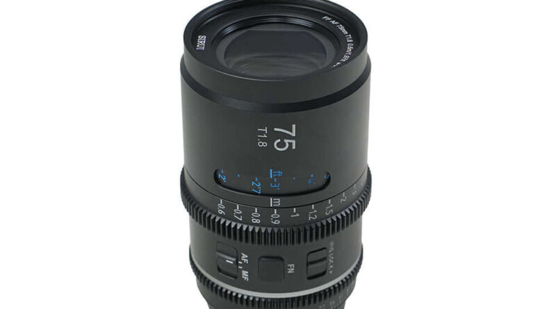 SIRUI Astra 1.33x full-frame autofocus anamorphic cine lens product photo