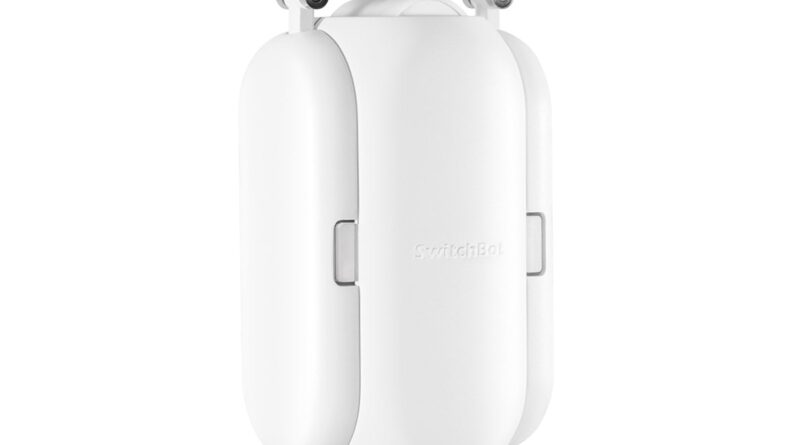 SwitchBot Curtain 2 white curtain automation robot on a white background