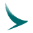 Cathay Pacific Airways logo, a top-rated business class carrier on AranGrant