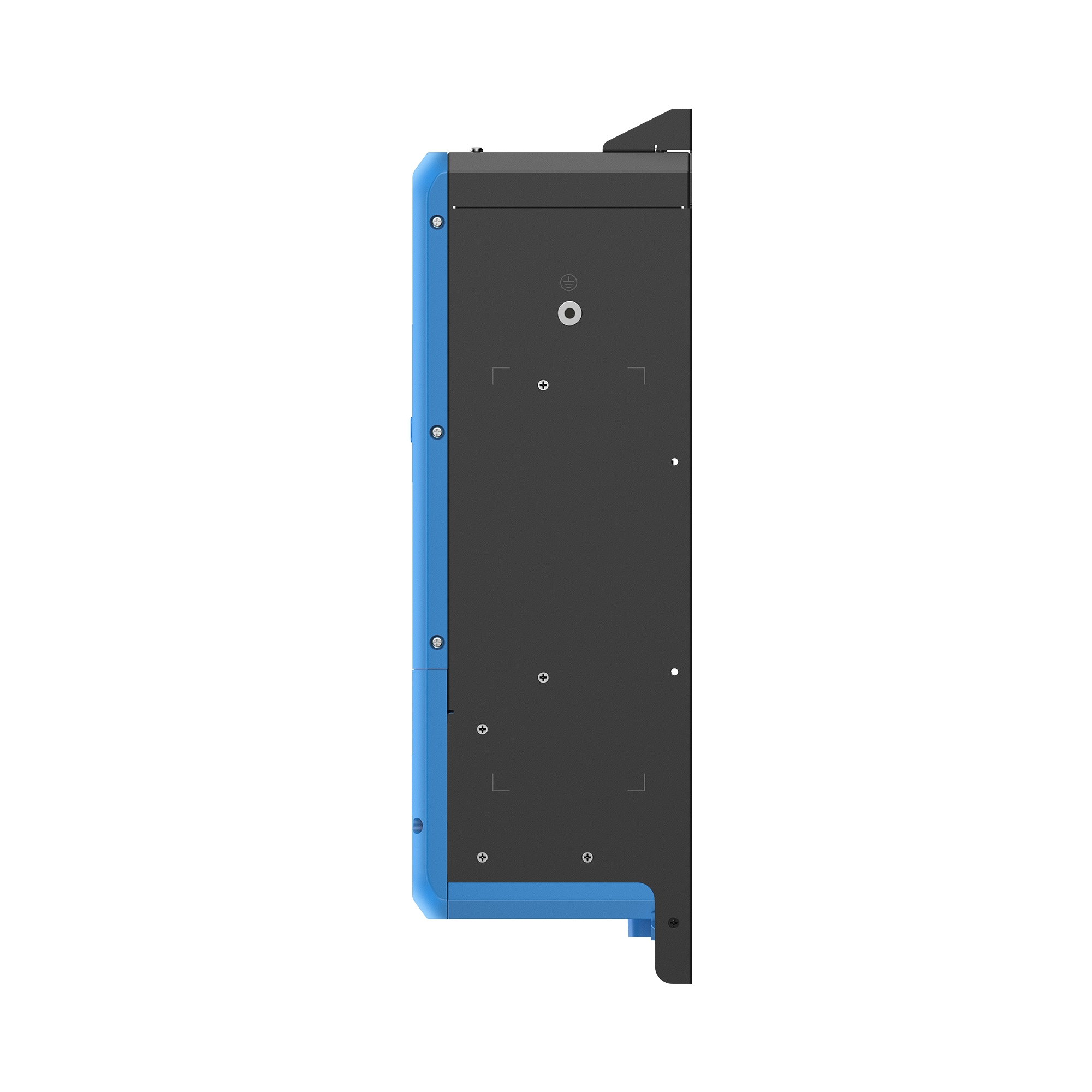 BLUETTI RV5 power hub side panel showing connection ports
