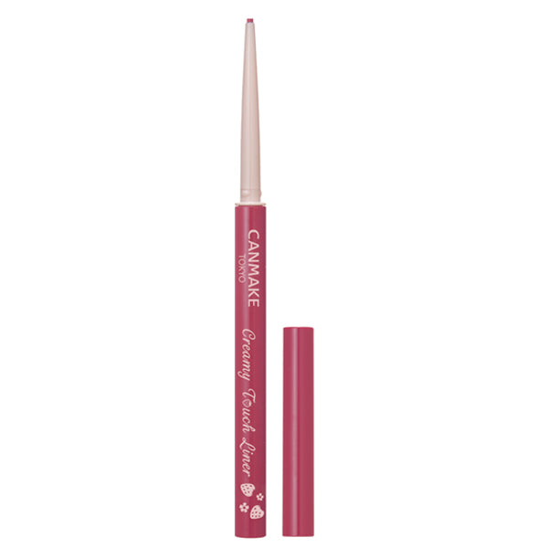 CANMAKE Creamy Touch Liner in shade 13 Blood Strawberry with cap off