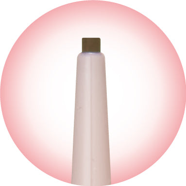 Close-up of the 1.5mm hyper-slim tip on the CANMAKE Creamy Touch Liner
