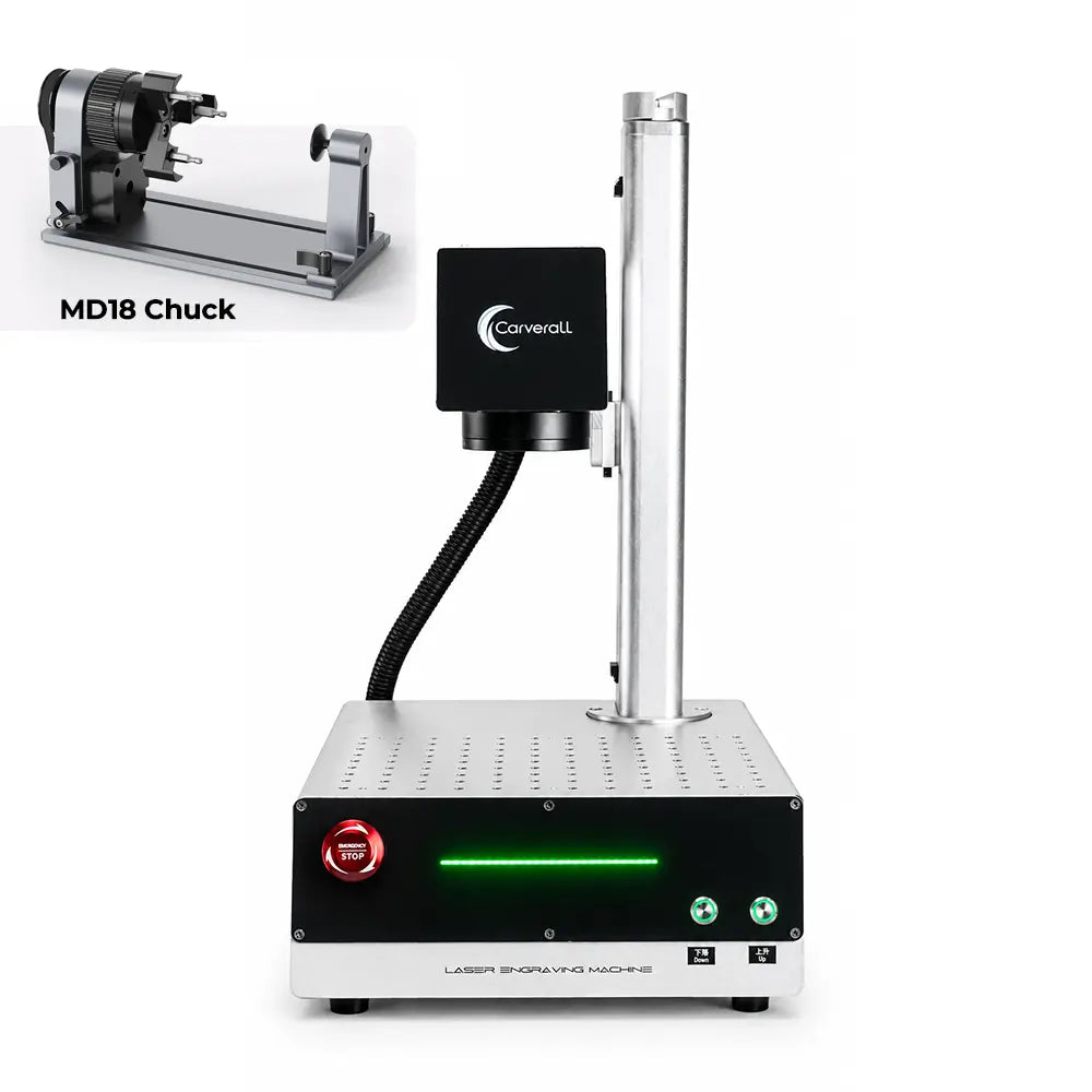 Carverall Z12 with MD18 rotary chuck accessory